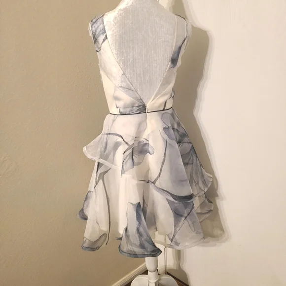 Nha knahn layered ruffle sheer skater style dress - Picture 2 of 10